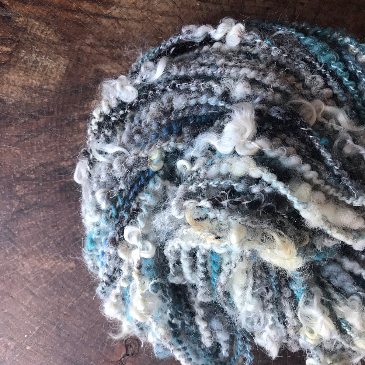 Blue grey art yarn 100g 39y - Mynoush