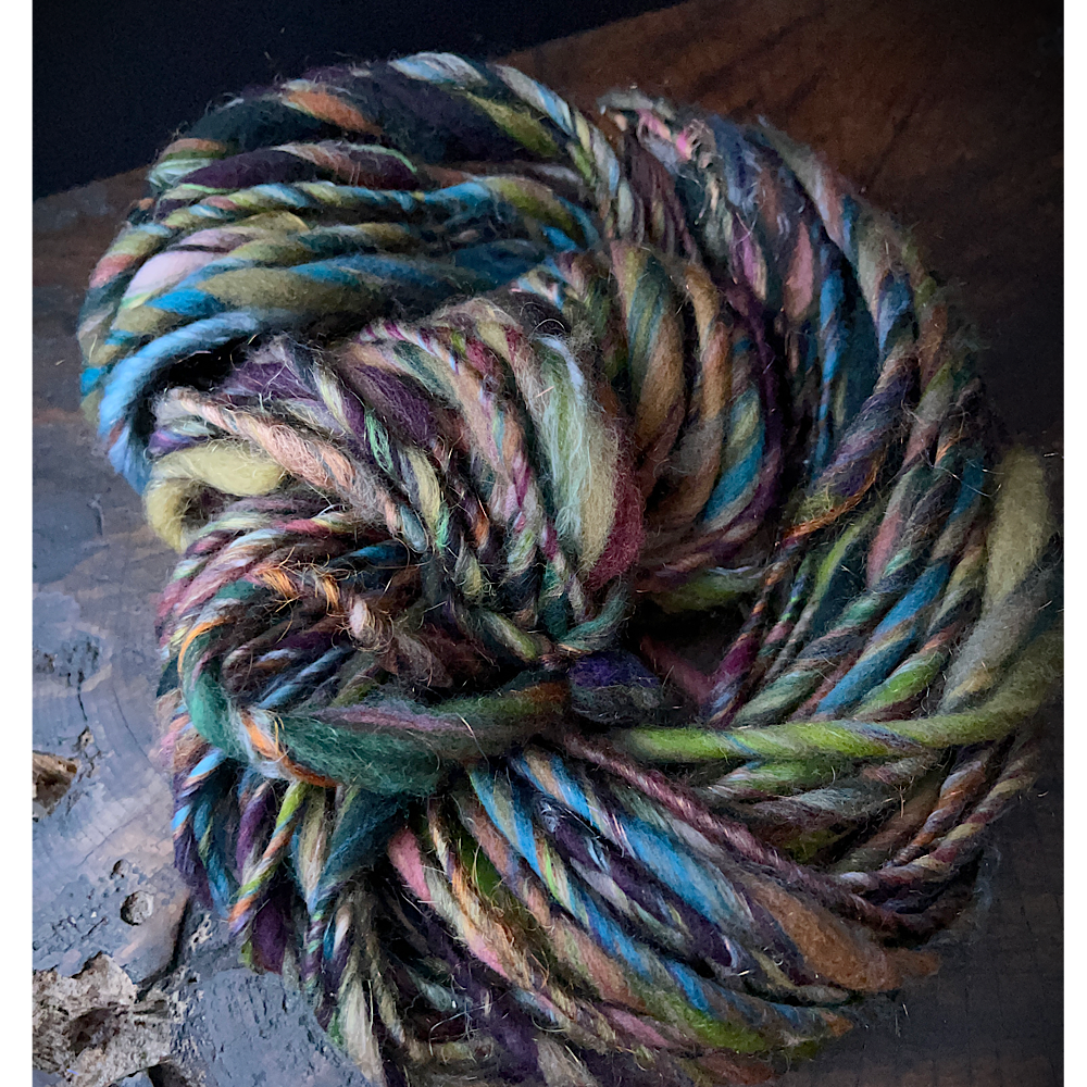 Hand spun yarn single