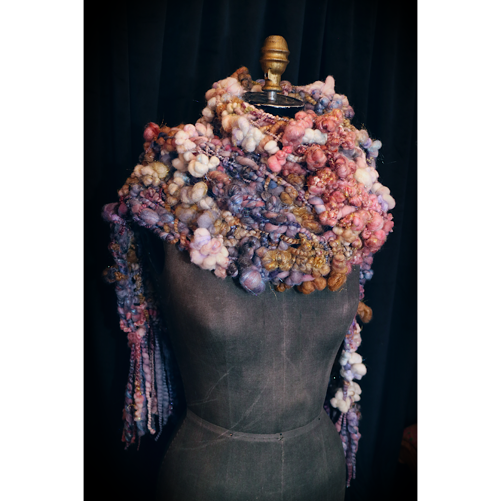 Winter Golden Hour - Woven scarf