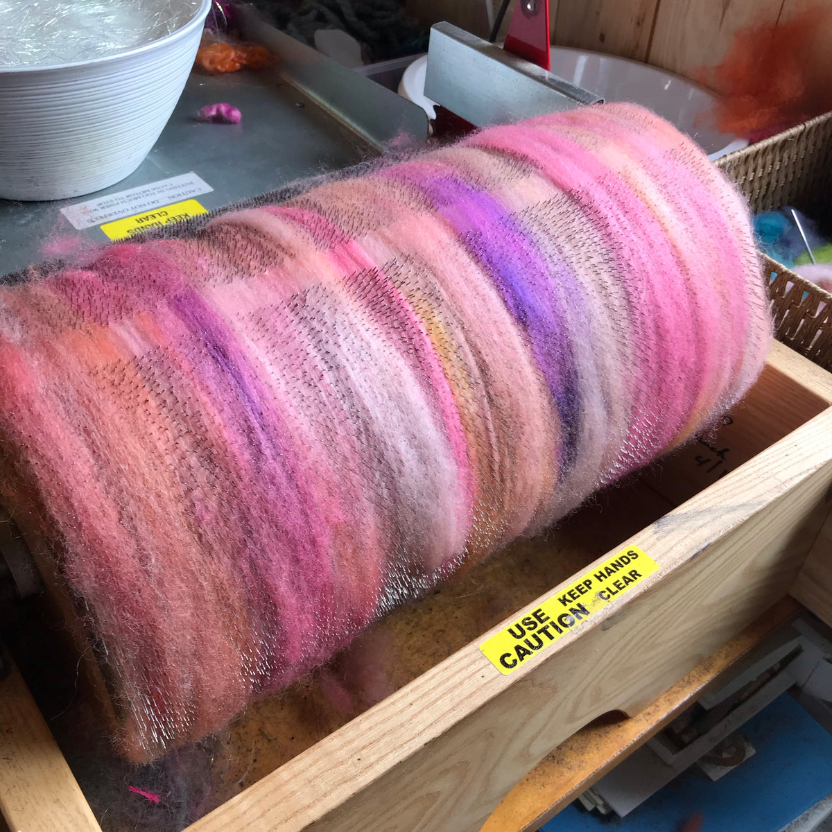 Location de cardeuse Carding rental - Mynoush