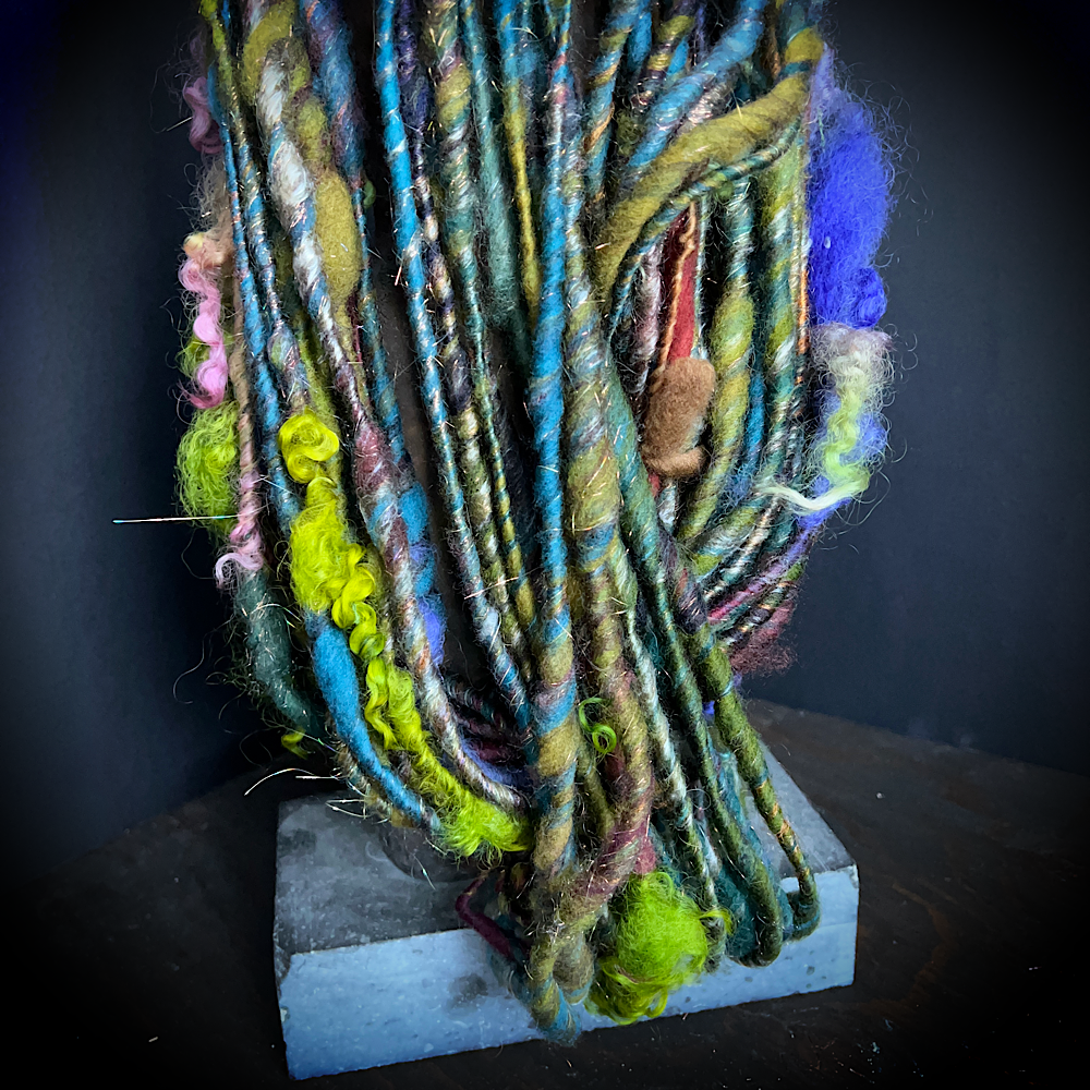 Core spun weaving yarn