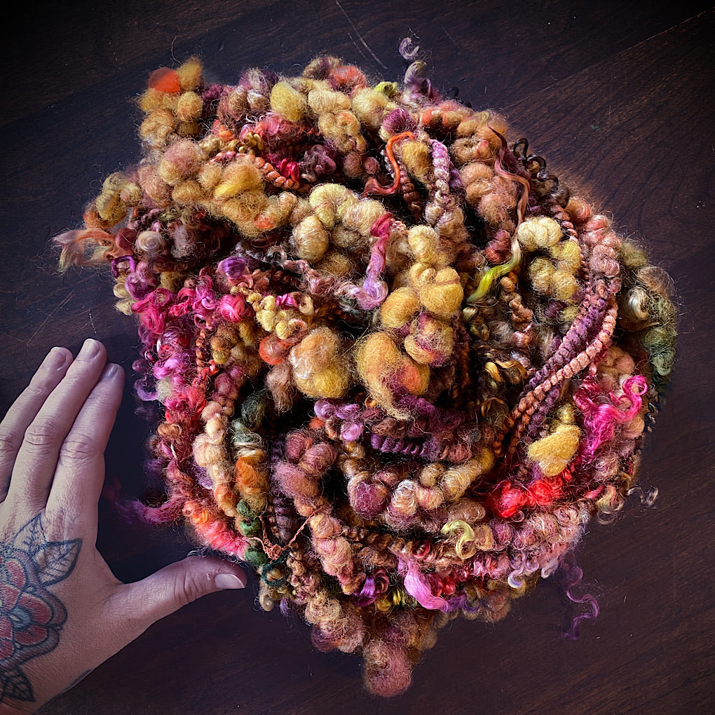 Boucles d’or  Art yarn