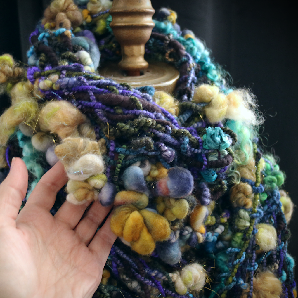 Nuit étoilée merino silk Shawl