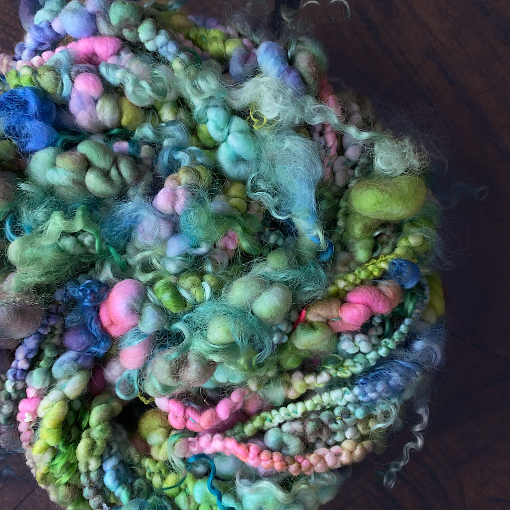 Frais du jardin  Art yarn