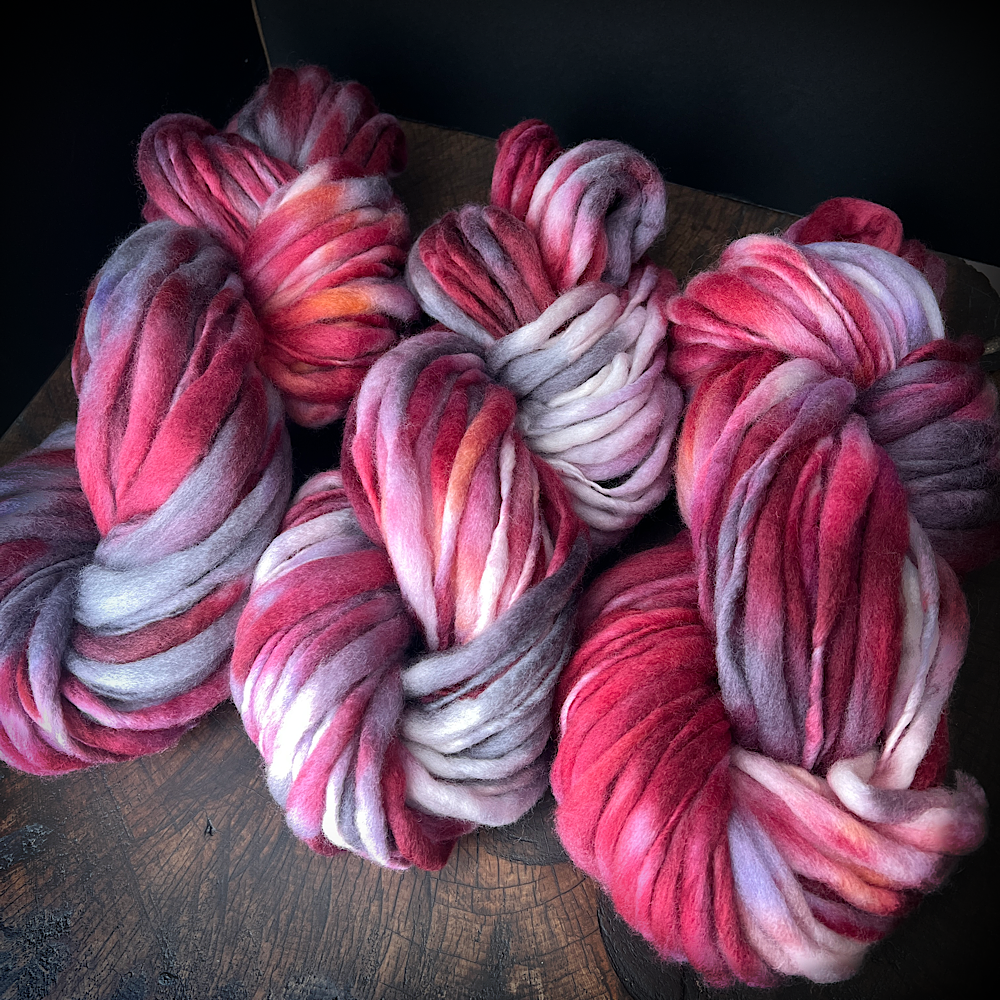 Fluffy yarn set of 3 skeins