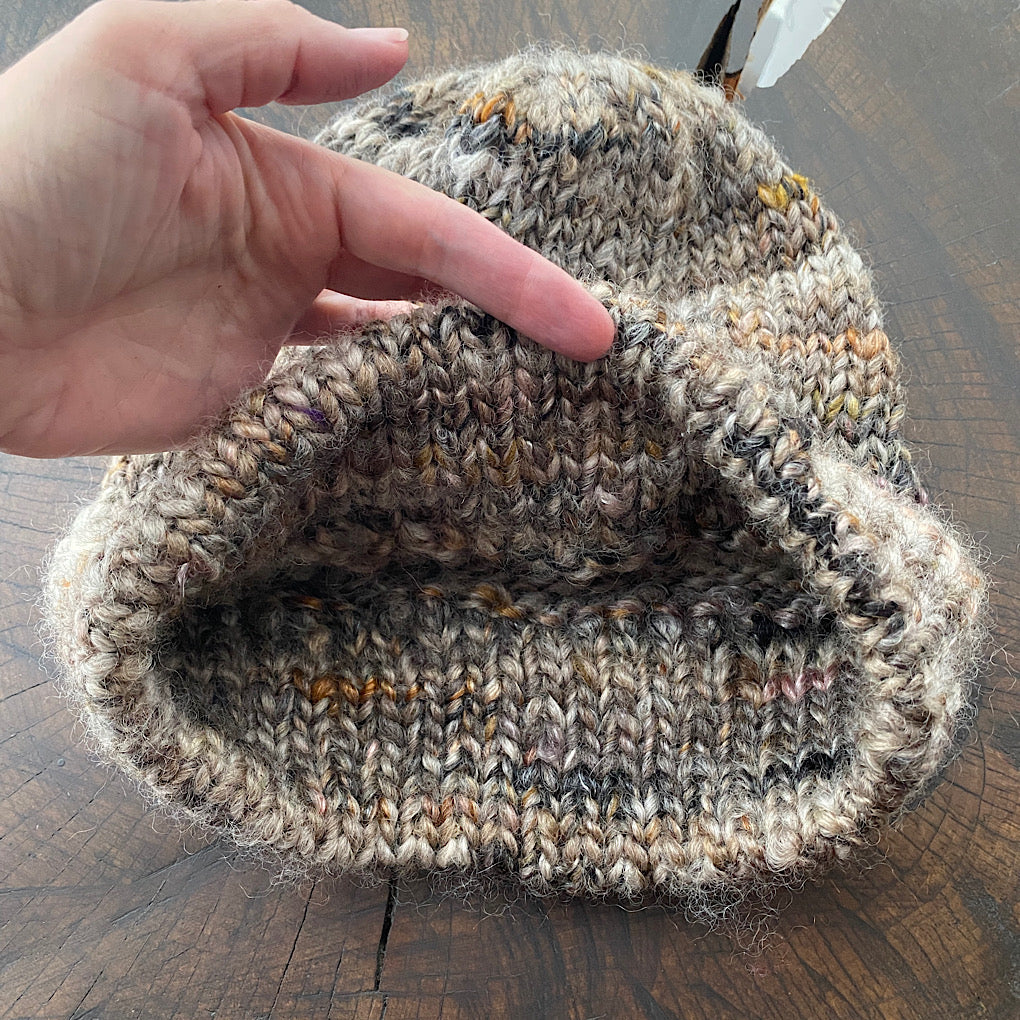 Merino silk unisex beanie