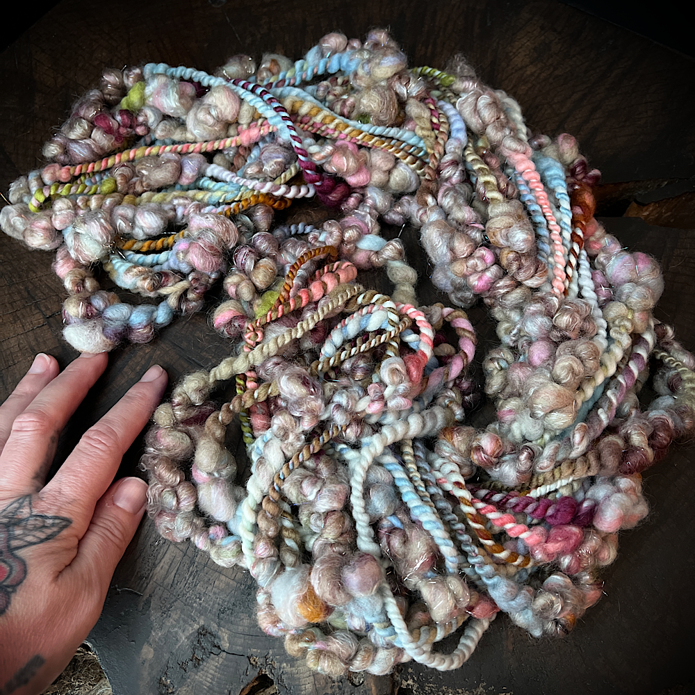 Misty days - art yarn