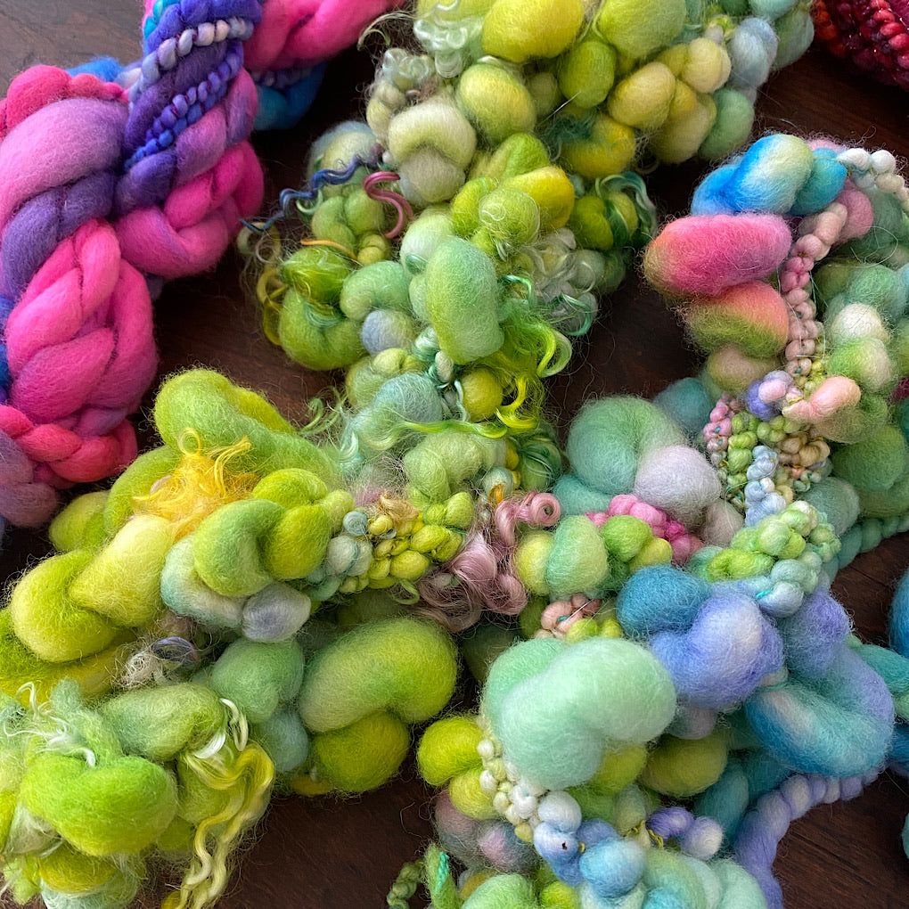 Set of mini skeins of Art yarn