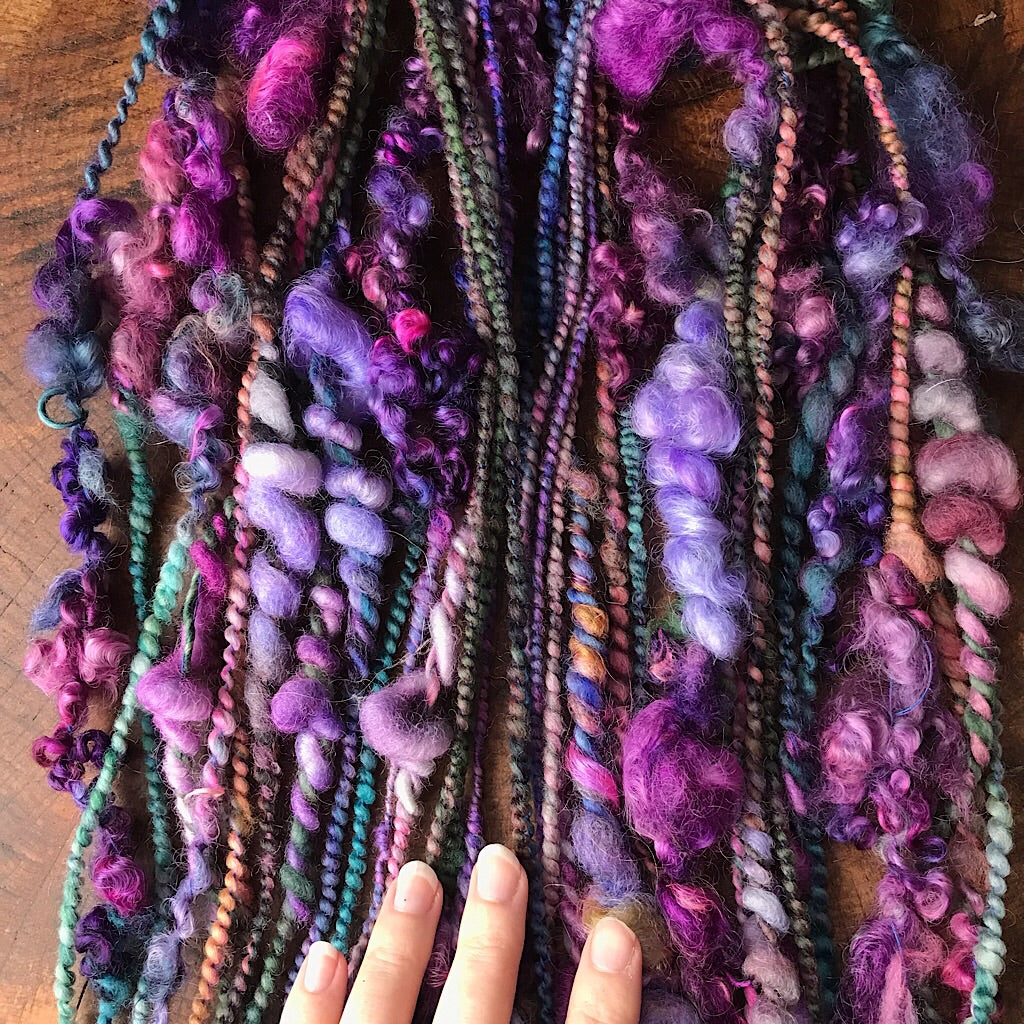 Eggplant Art yarn