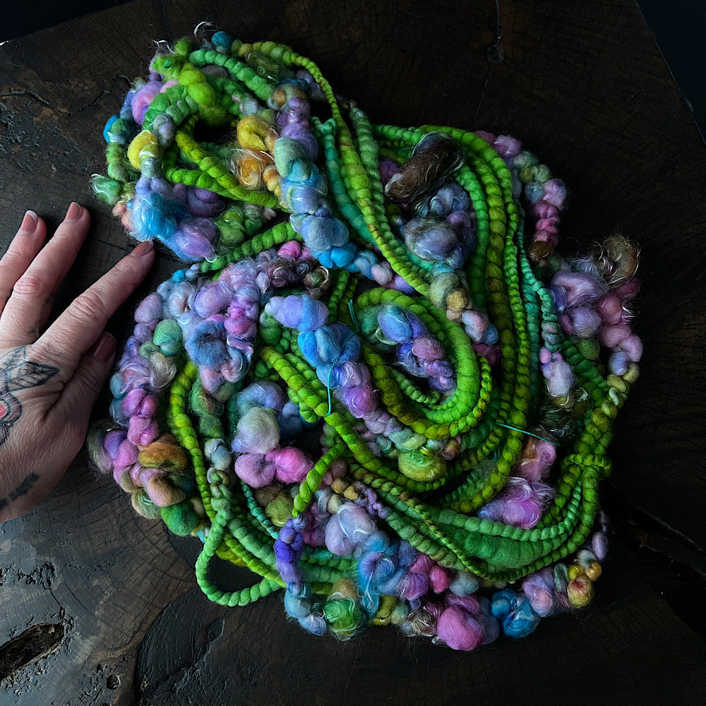 Frog Song - signature art yarn