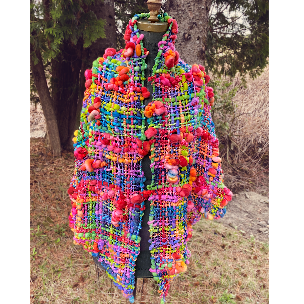 Over the Rainbow shawl