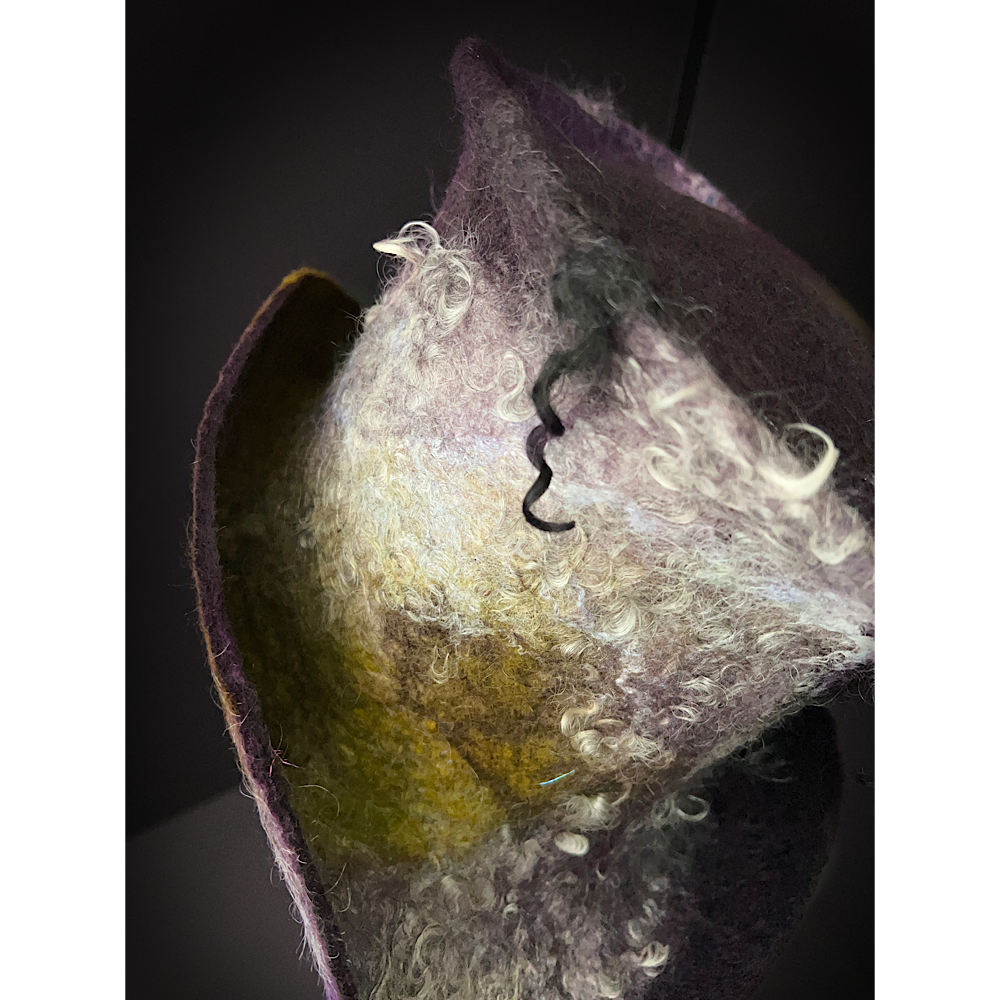 Felted top hat  - 23” 1/4