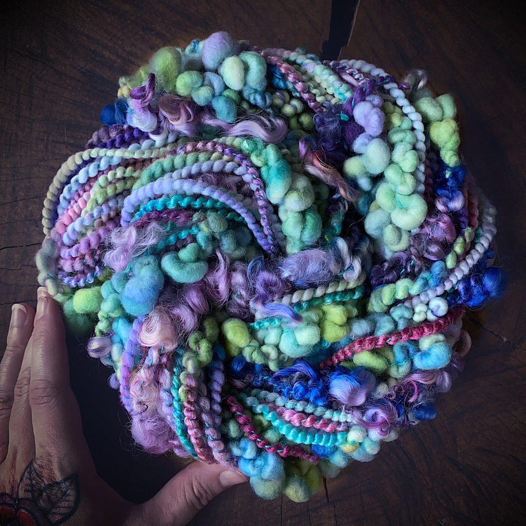 C’est l’été  Art yarn