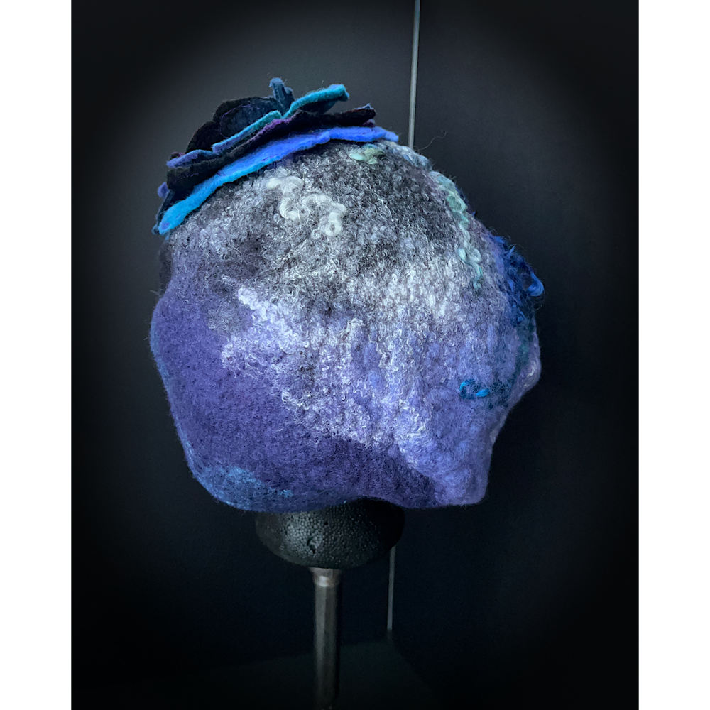 Felted oversized newsboy hat size 23.5”