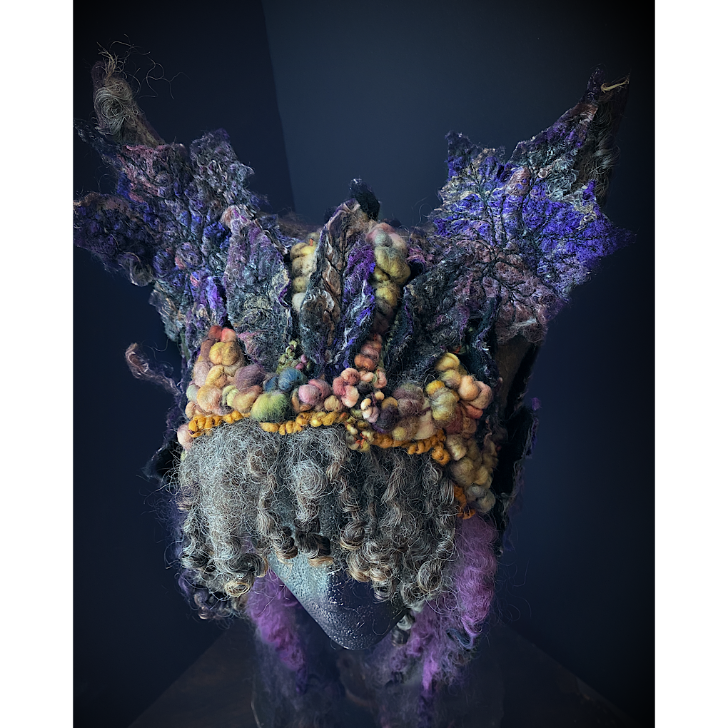 Forest spirit- felted hood