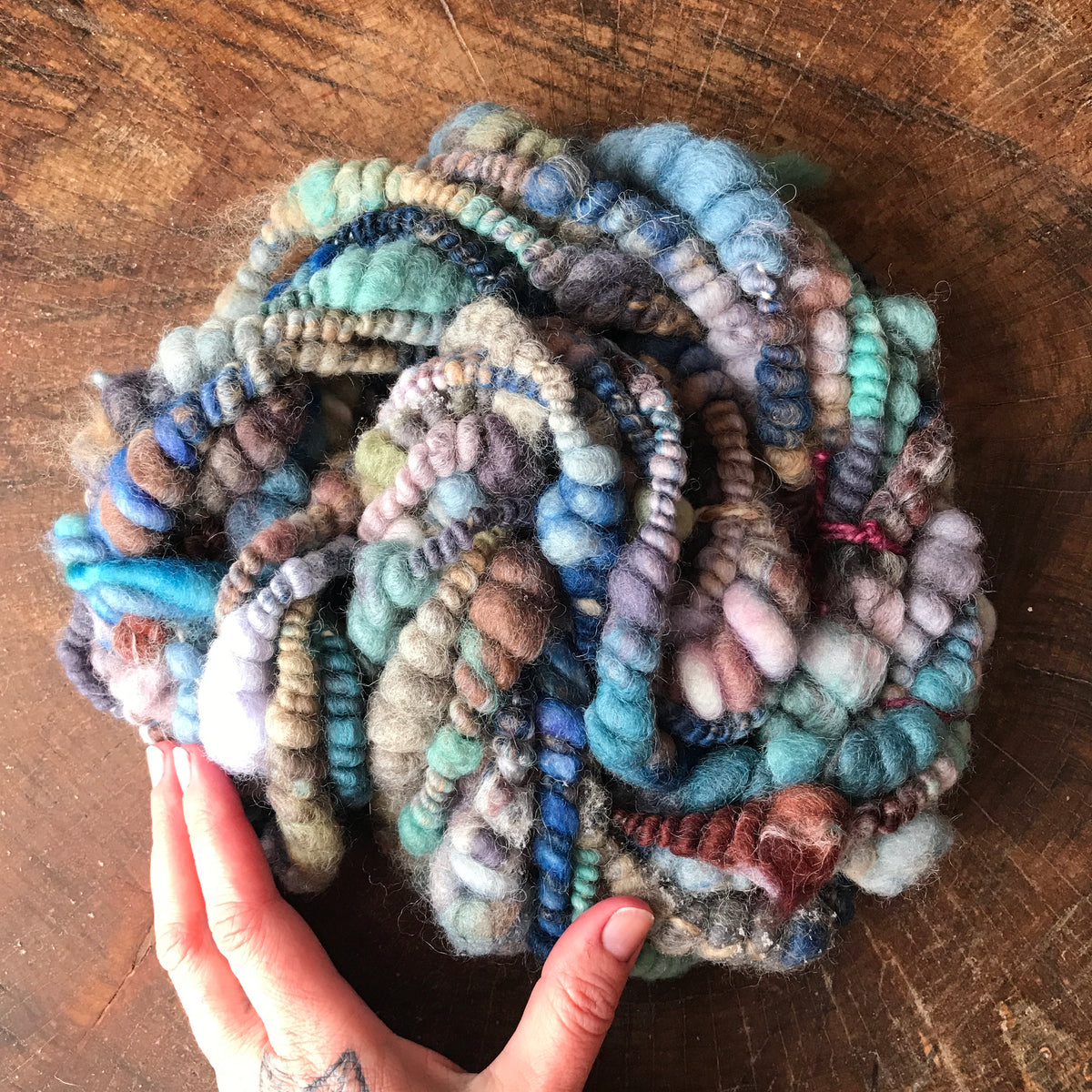 Blue  art yarn 100g - Mynoush