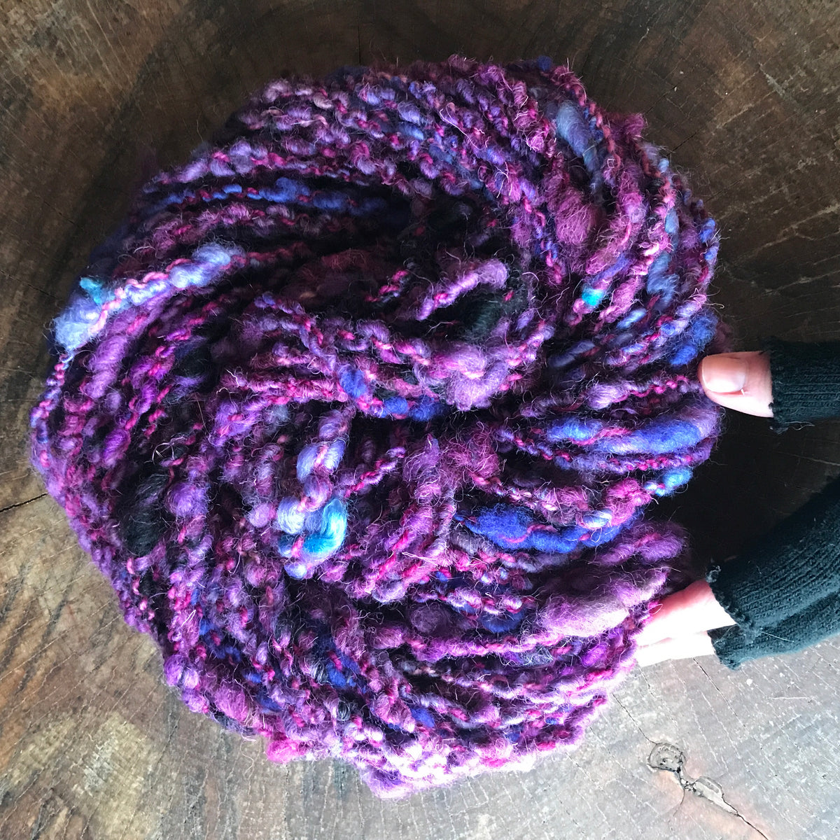 Purple art yarn 100g 29y - Mynoush