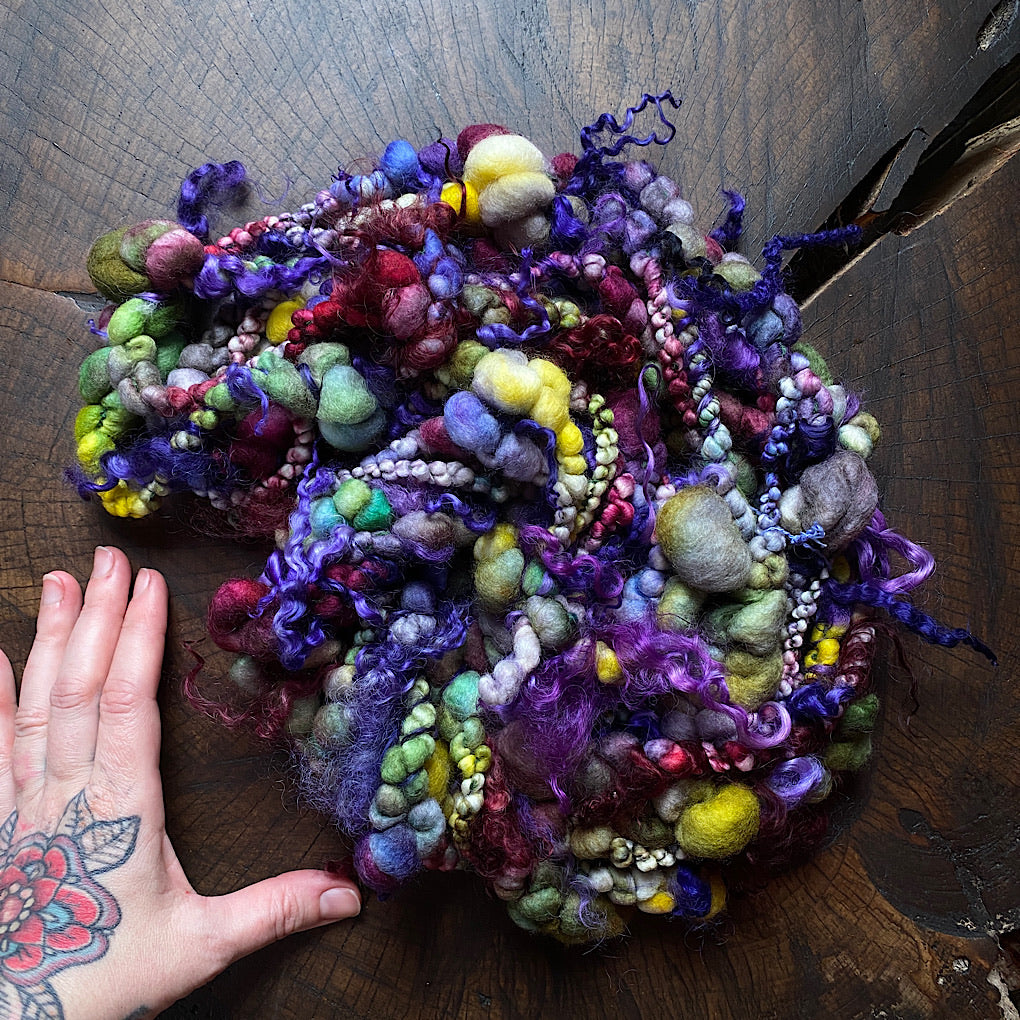 Custom Jumbo Boucle - Pensée- Locks included
