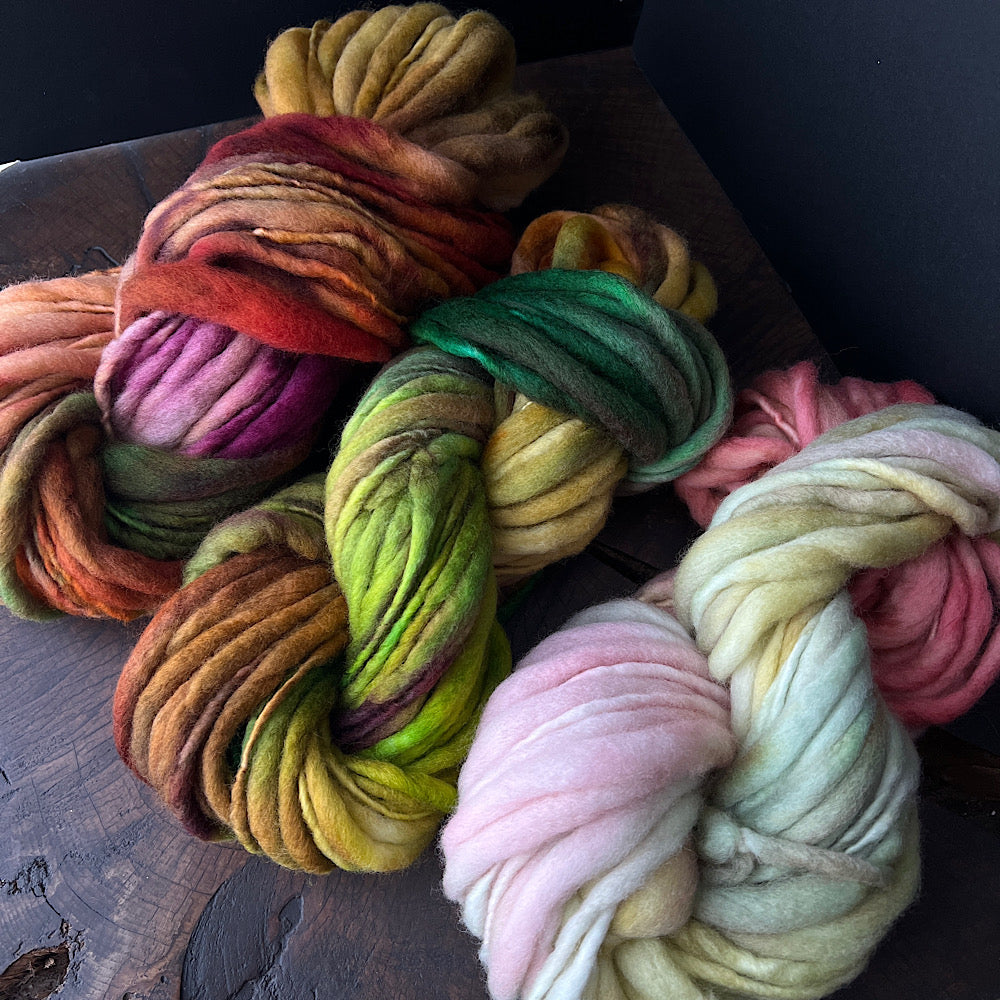 Fluffy yarn set of 3 skeins