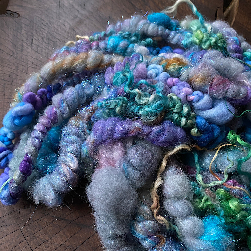 One wish - Fluffy sparkly giant art yarn