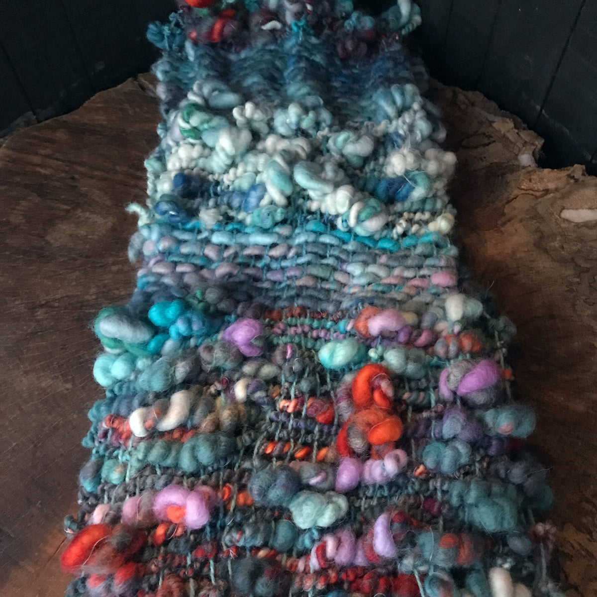 Blue scarf Foulard bleu - Mynoush