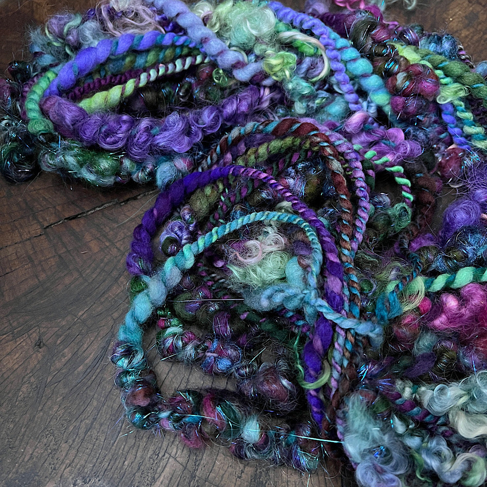 Mermaid curls art yarn