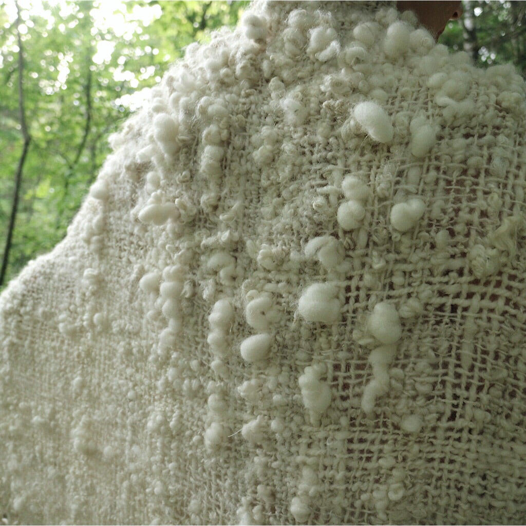 Wool wedding shawl
