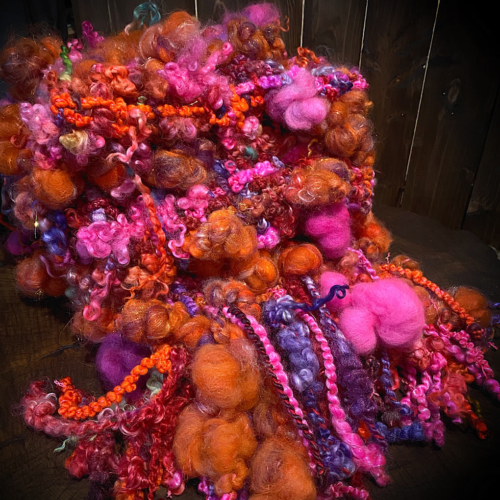 The Fiery Rose Scarf