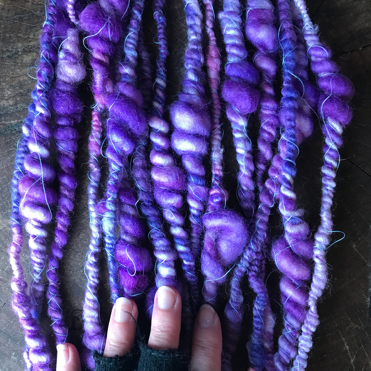 Purple art yarn 100g 13y - Mynoush