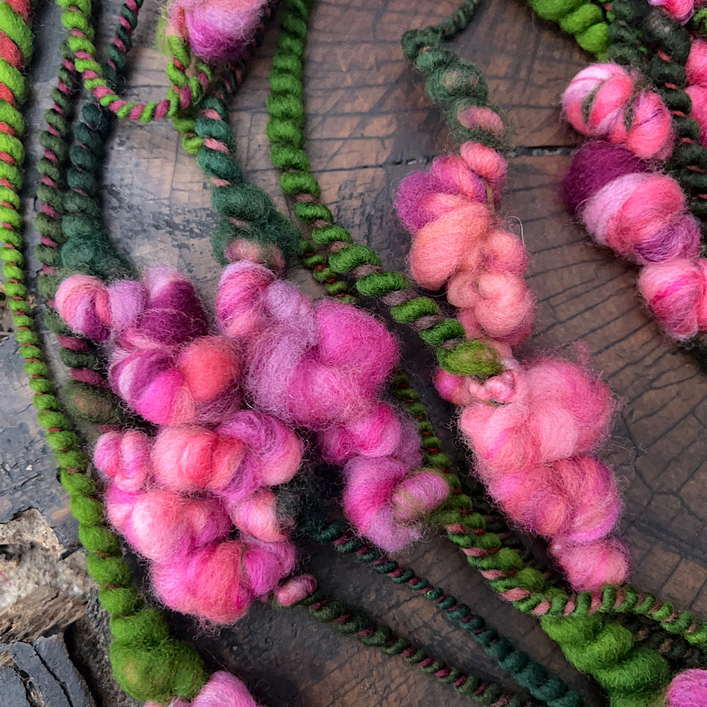 Art yarn trio for weaving 4.7 oz