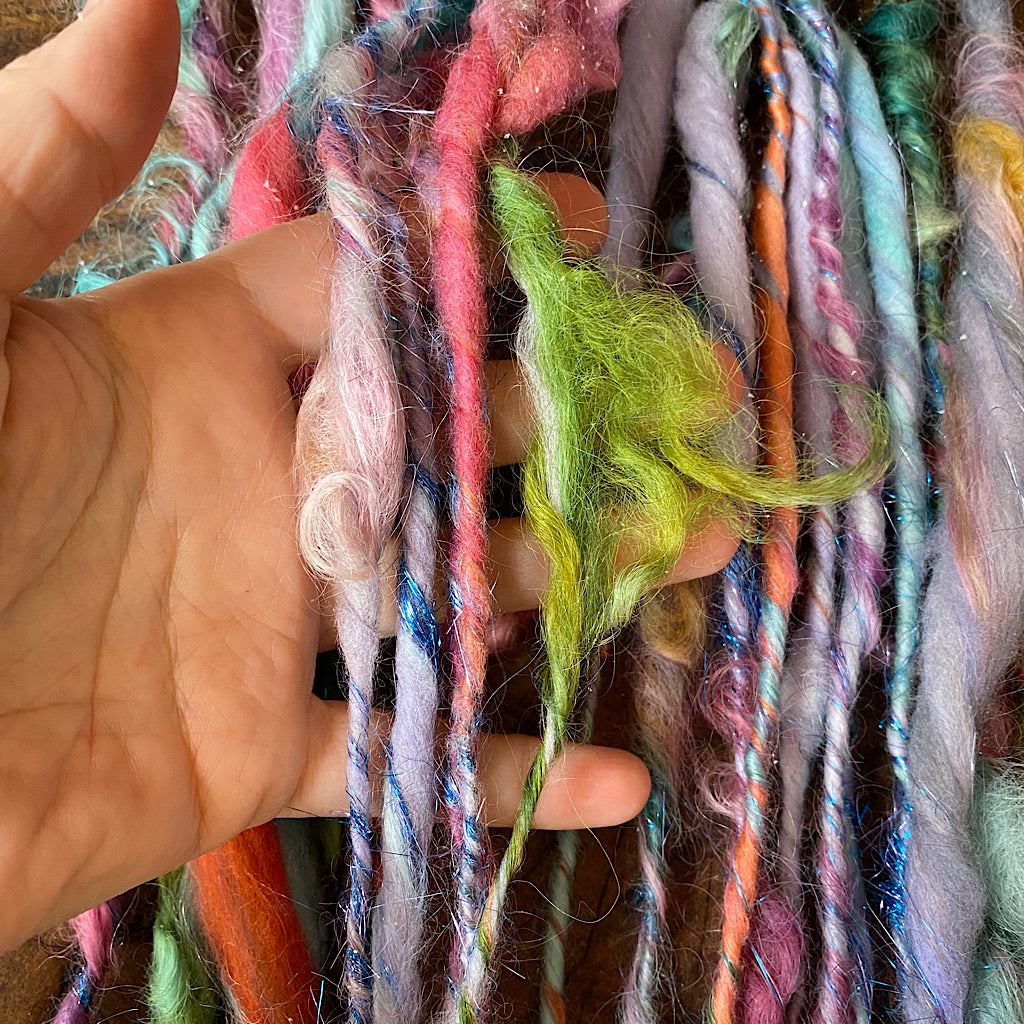 Petit potager art yarn