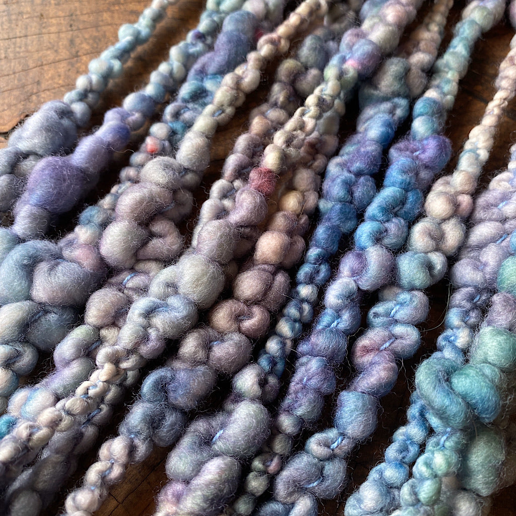 Night blue art yarn Celine