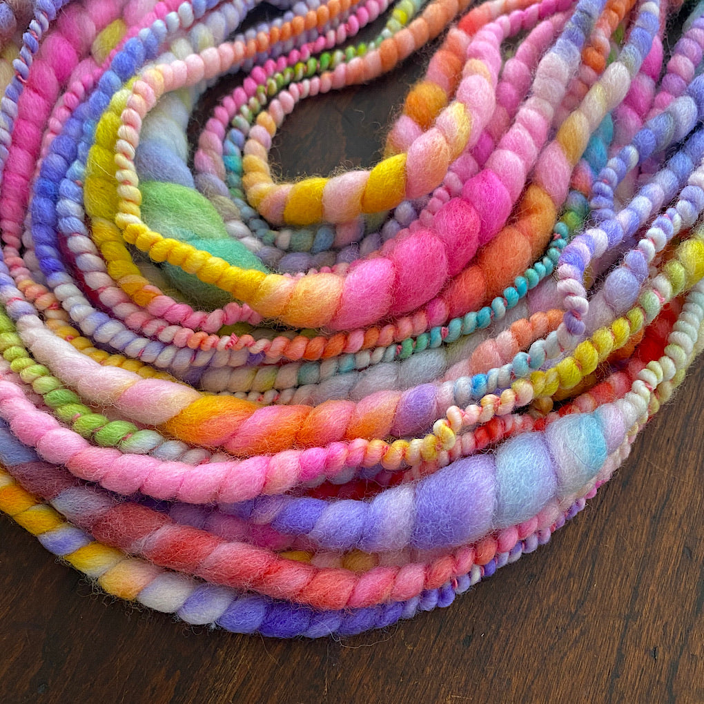 Over the rainbow merino knitting yarn