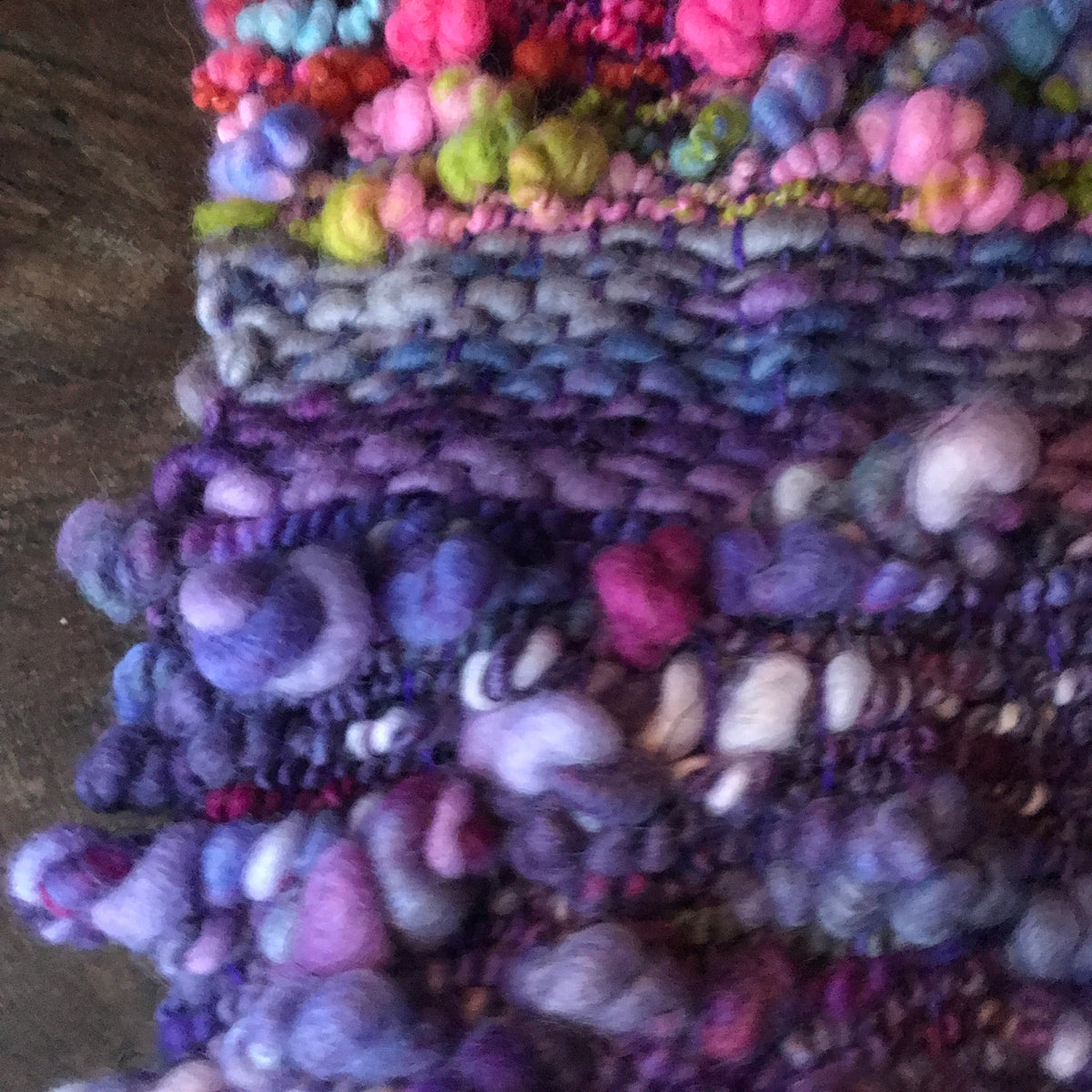 Purple scarf - Foulard mauve - Mynoush