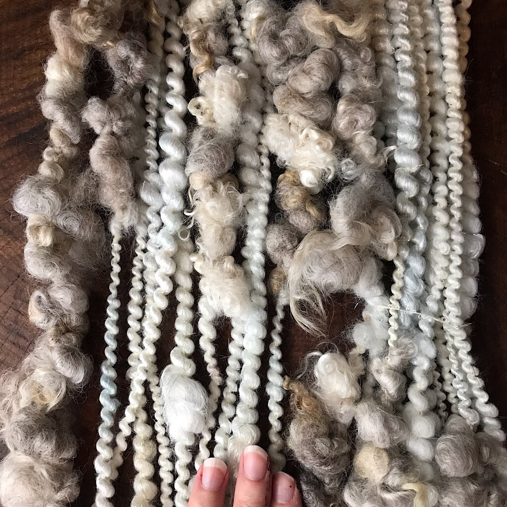 Au naturel silver Art yarn