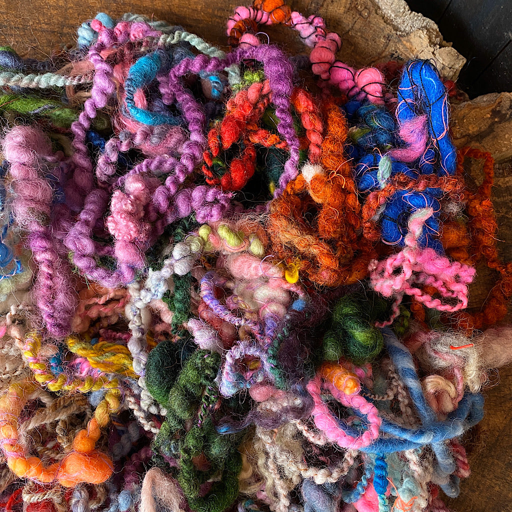 Yarn ends for felters and crafters