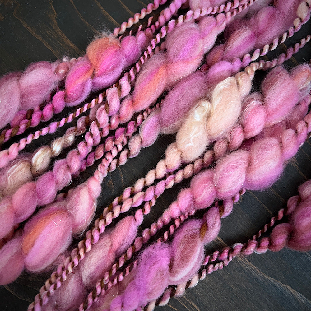 Art yarn for weaving and knitting