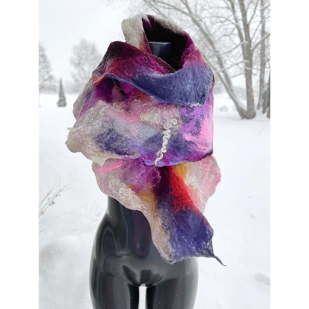 Felted scarf 2023