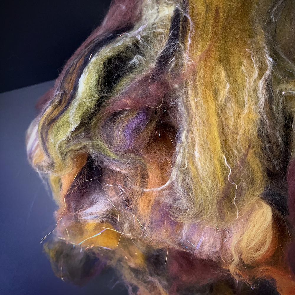 Batt for spinning yarn