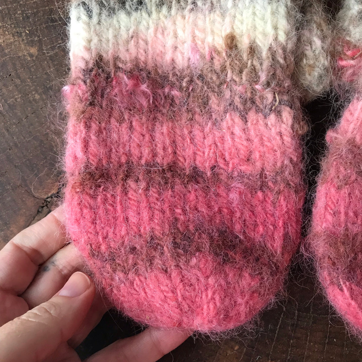 Knitted mittens Mitaines tricotées - Mynoush