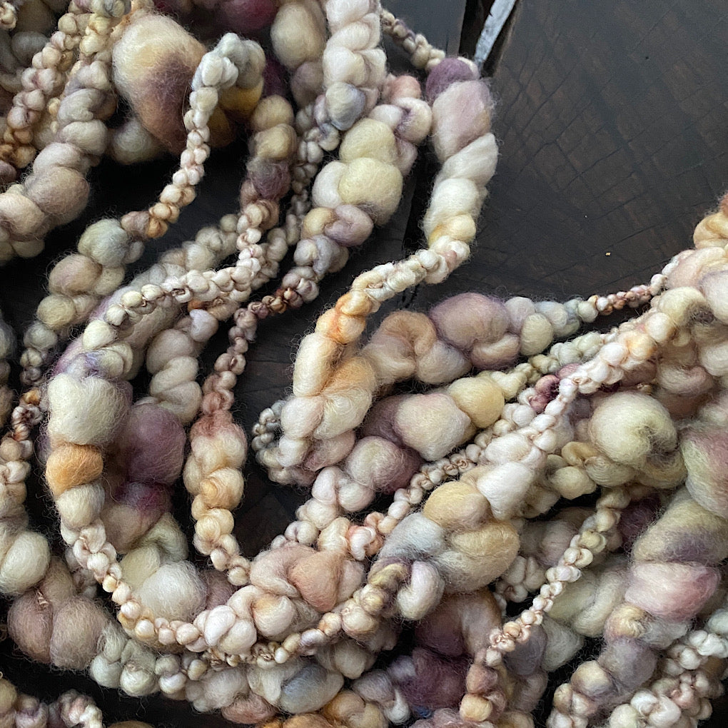 Salty caramel Jumbo boucle Art yarn