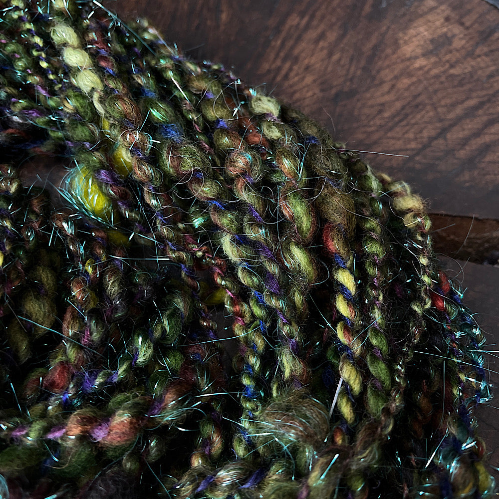 Woodland spiral yarn