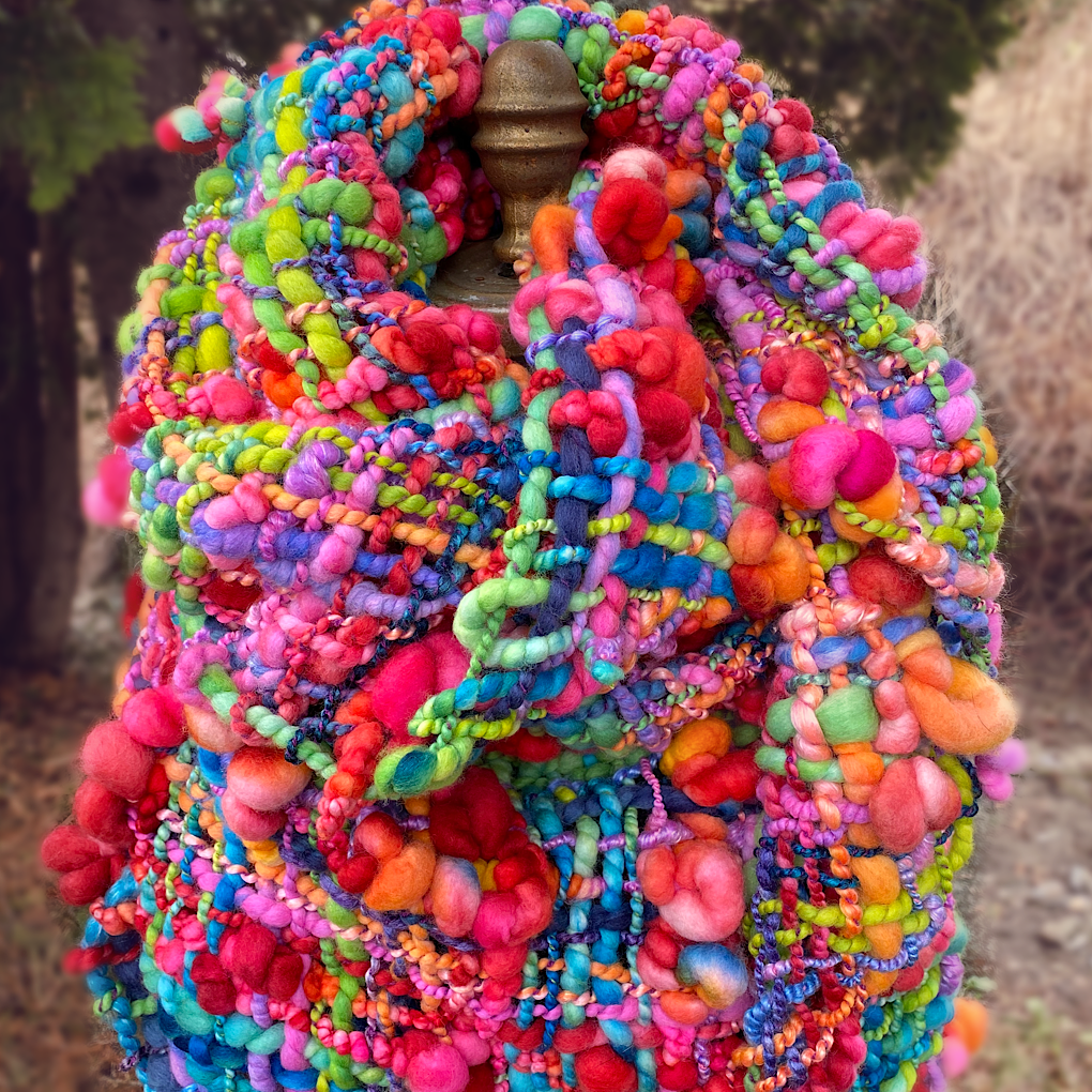 Over the Rainbow shawl