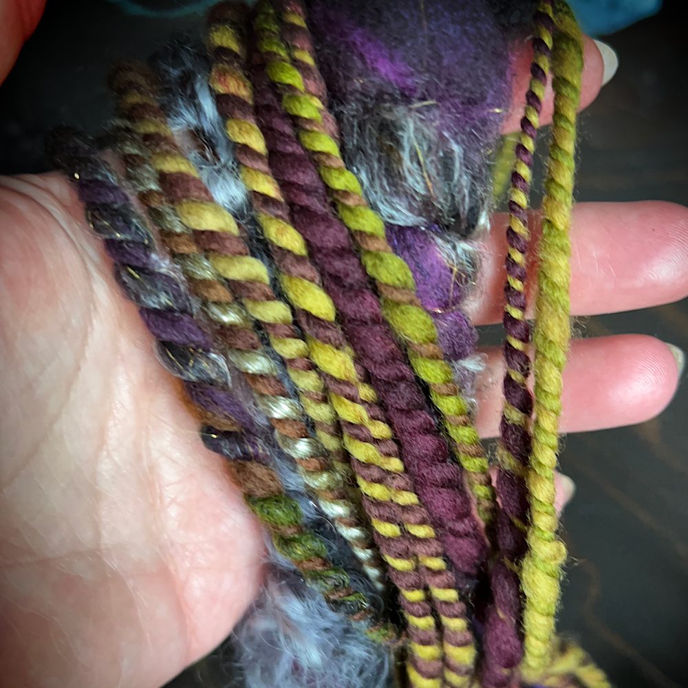 Hand spun art yarn