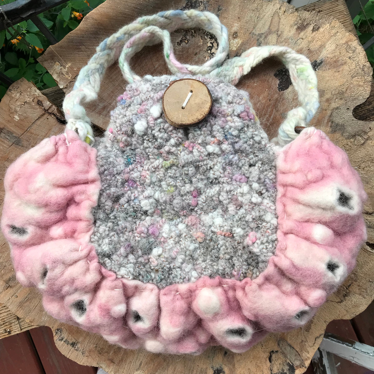 Felted handbag prototype - Mynoush