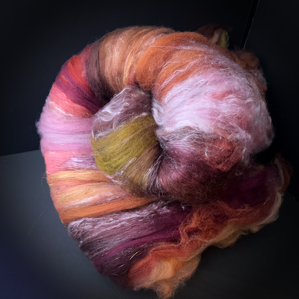 Batt for spinning yarn