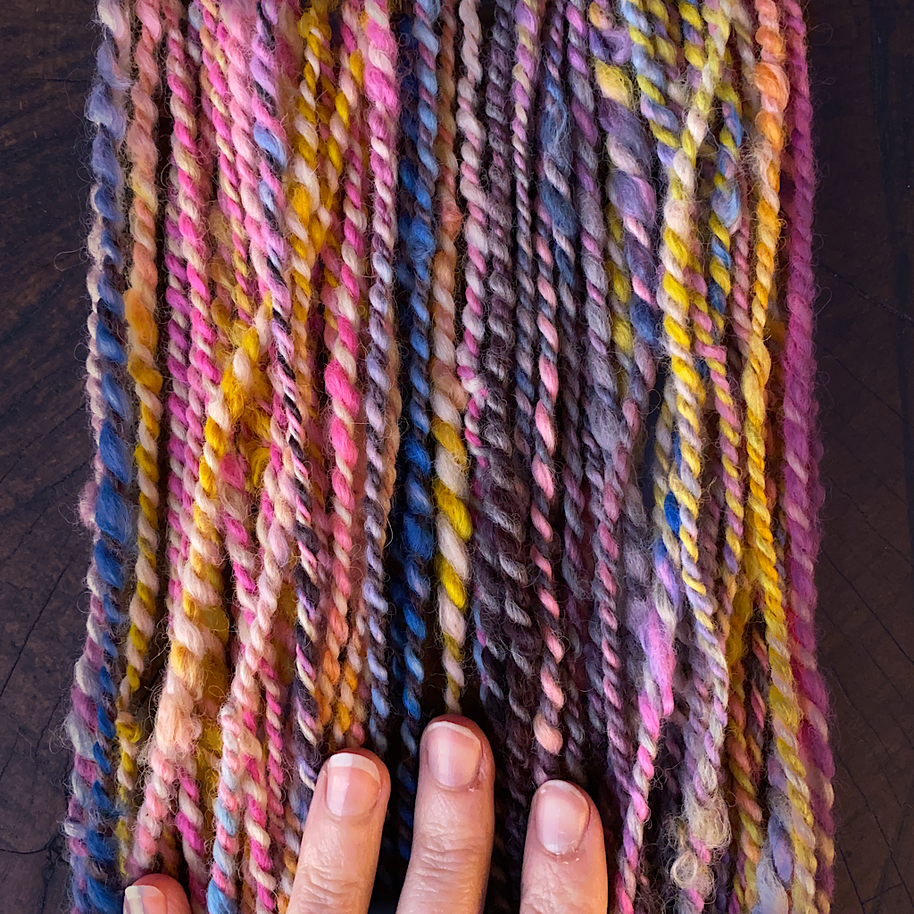 Hand spun alpaca yarn 3