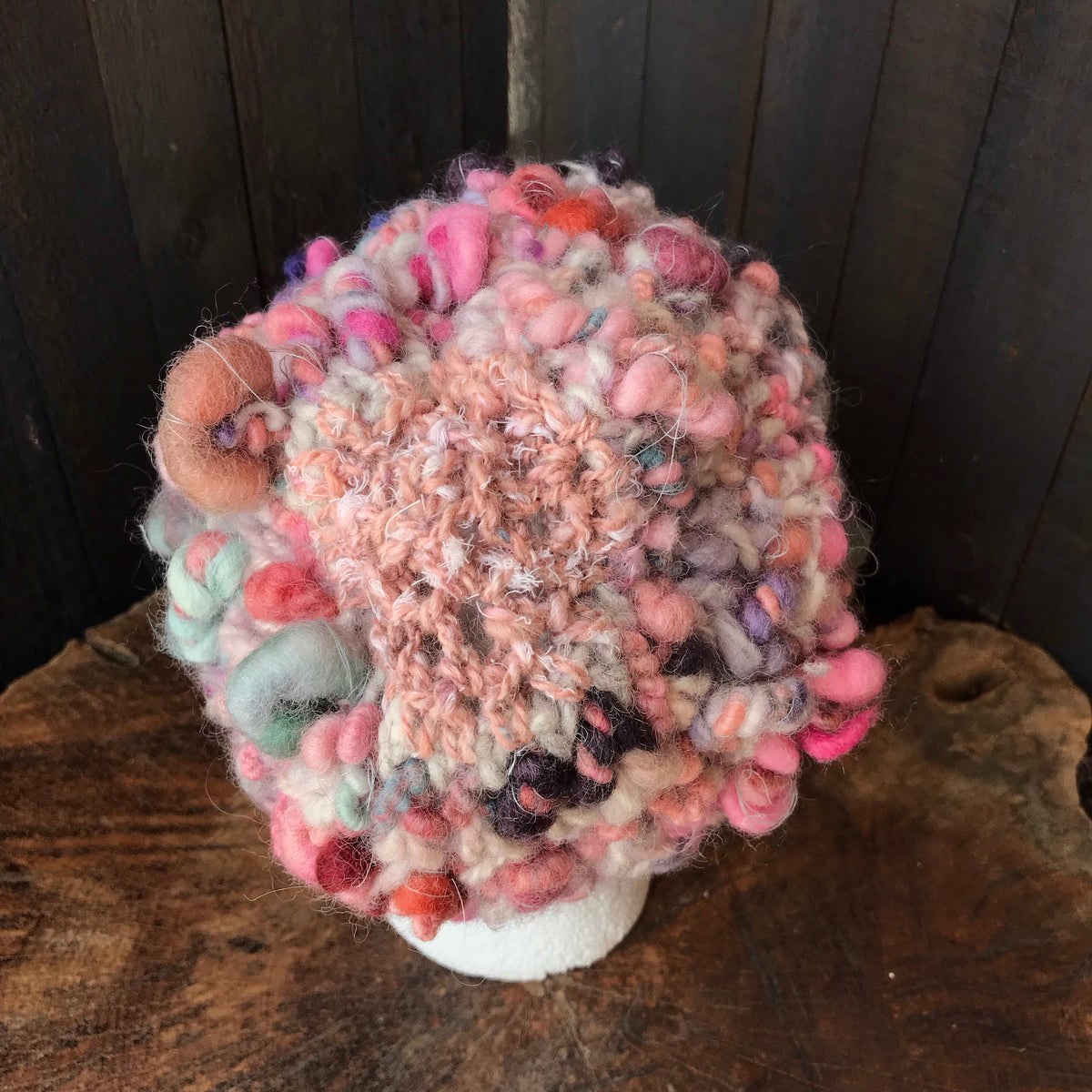 Pink knitted summer hat beanie | Tuque légère en tricot rose|18”-23” - Mynoush