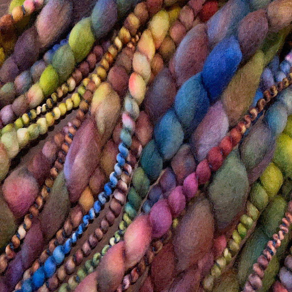 Amour d’automne jumbo spiral merino yarn