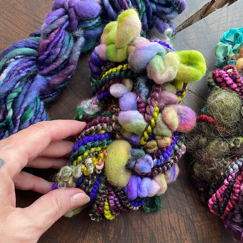 Weaver / knitters minis art yarn set